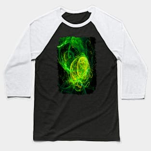 Alien Gold Green Baseball T-Shirt